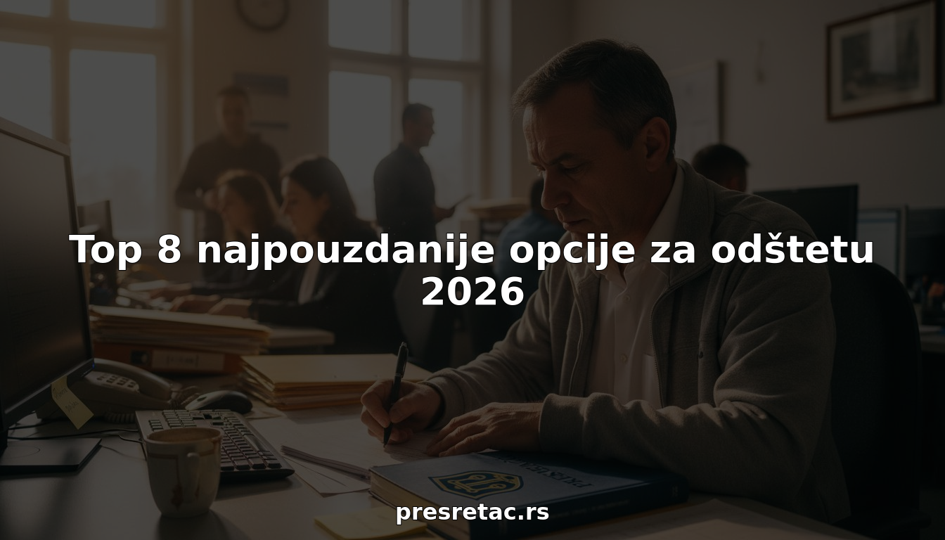 Muškarac popunjava obrazac za prijavu štete osiguranju.