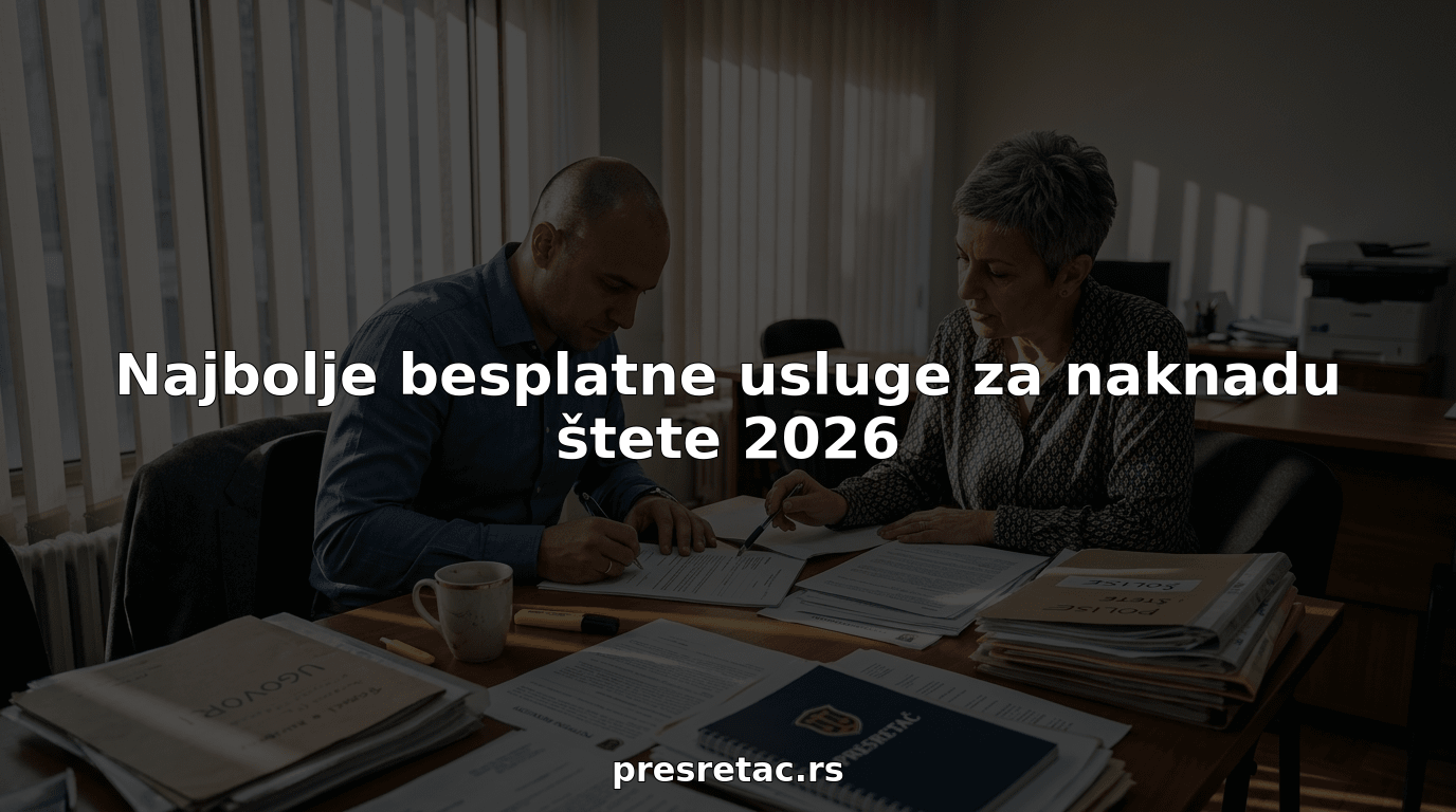 Klijent i agent zajedno potpisuju dokumentaciju za prijavu osiguranog slučaja.